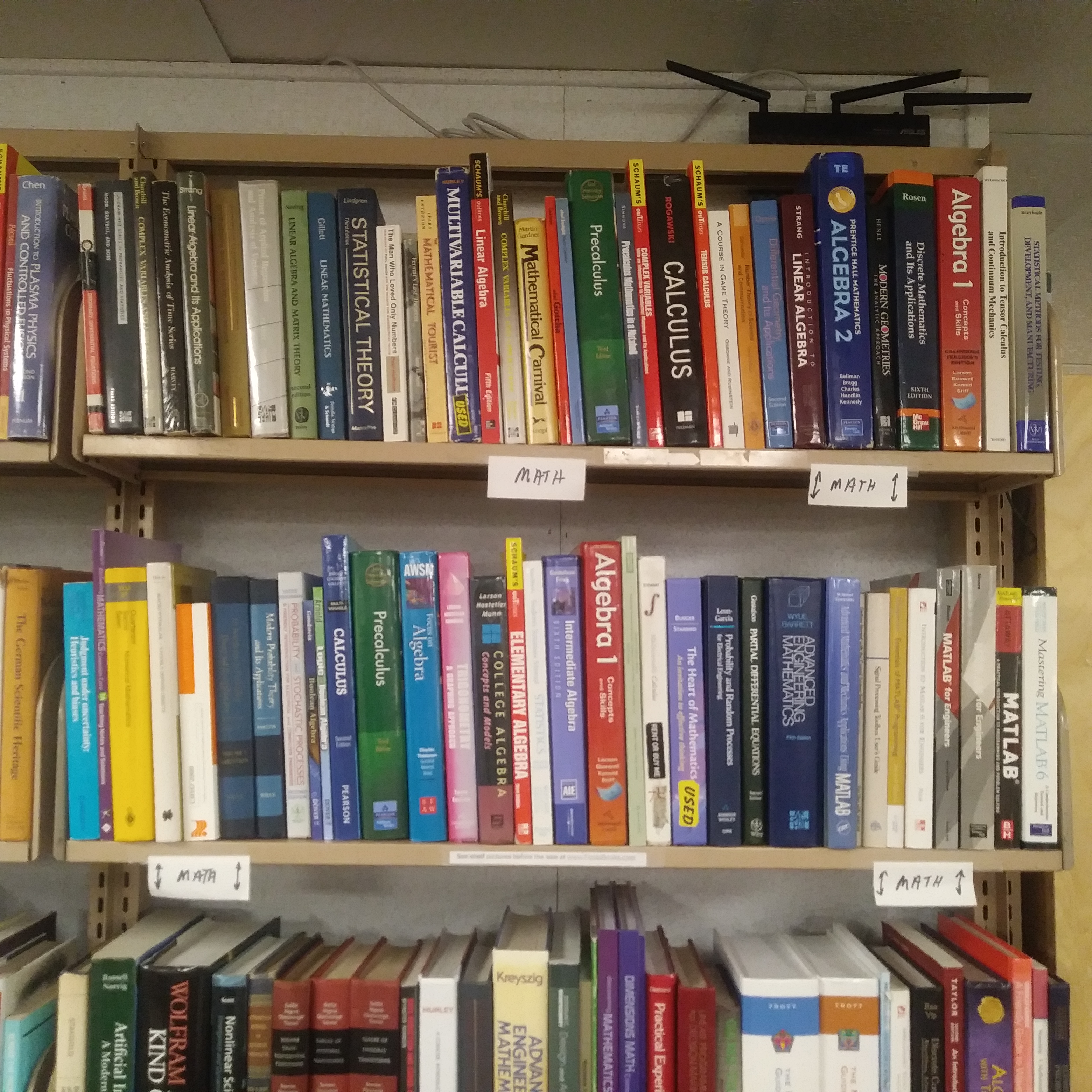 Detailed image of bookshelf
